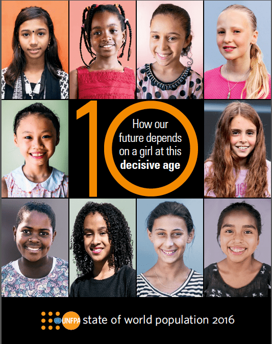 Cover page of State of World Population 2016